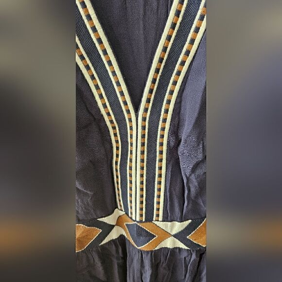 & Other Stories Navy Blue Midi Dress - Picture 5 of 8